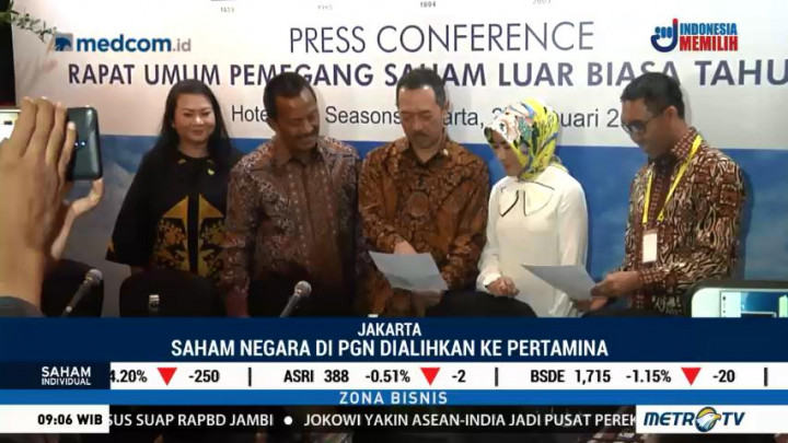 Status PGN sebagai BUMN Resmi Luntur