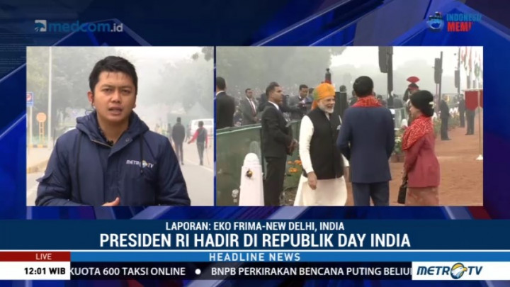 Jokowi Hadiri Acara Republic Day India 2018