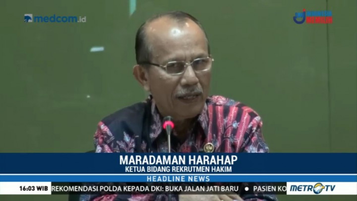 74 Calon Hakim Agung Lolos Seleksi Administrasi Komisi Yudisial