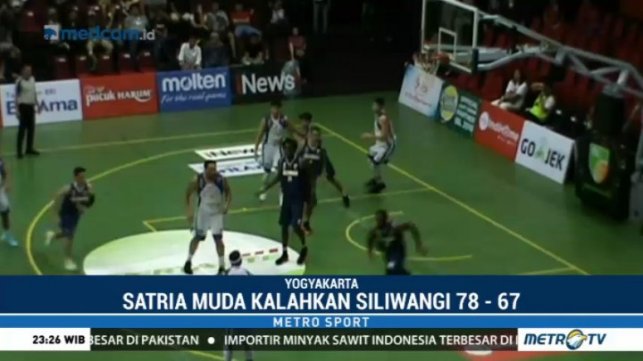 Sempat Tertinggal, Satria Muda Berhasil Kalahkan Siliwangi Bandung