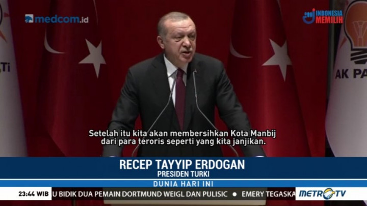 Erdogan Ancam akan Terus Berantas Kurdi
