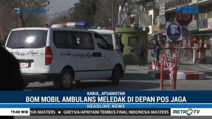 Ledakan Bom Ambulans di Afghanistan Tewaskan 40 Orang