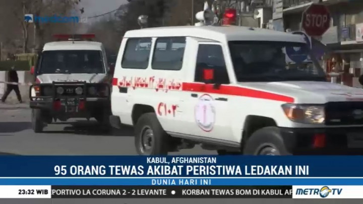 Korban Bom Ambulans di Kabul Bertambah Jadi 95 Orang