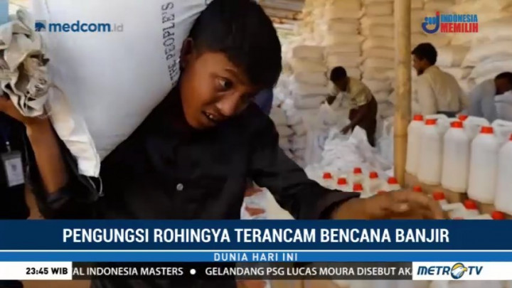 Pengungsi Rohingya di Bangladesh Terancam Bencana Banjir