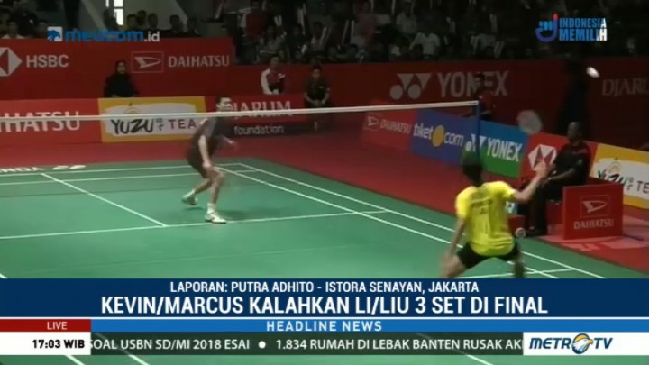 Indonesia Amankan Dua Gelar di Indonesia Masters 2018