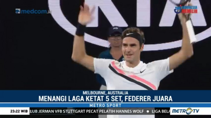 Roger Federer Juara Australia Terbuka 2018