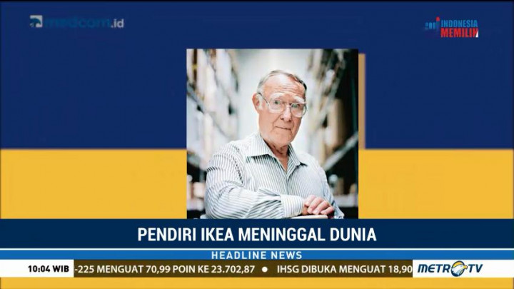 Pendiri Ikea Meninggal Dunia