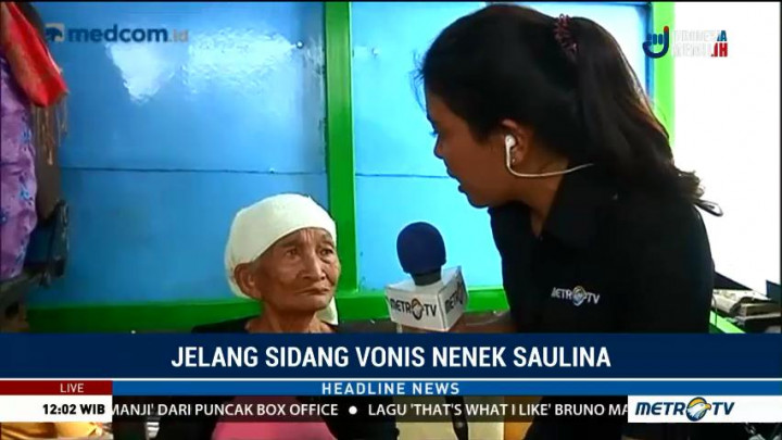 Jelang Sidang Vonis, Nenek Saulina Berharap Bebas