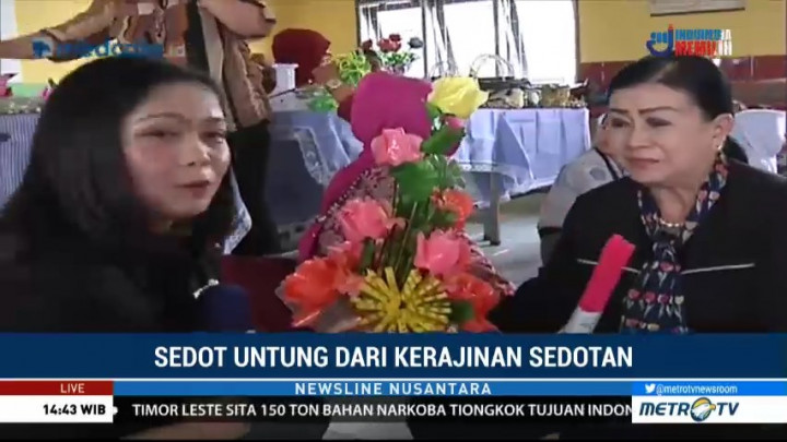 Sedot Untung dari Kerajinan Sedotan