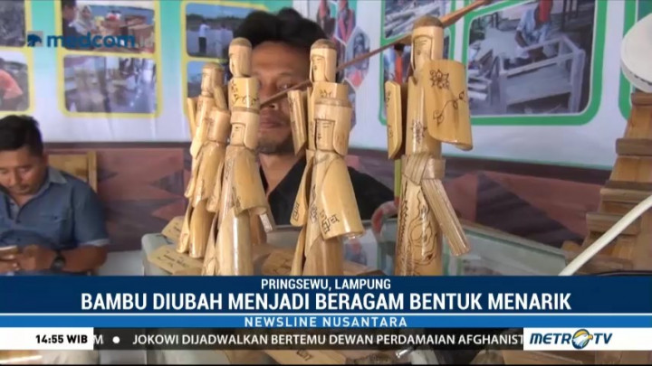 Berbagai Kerajinan Bambu Khas Pringsewu