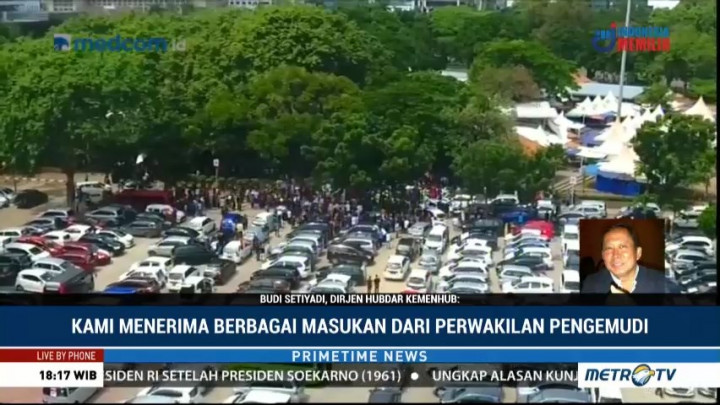 Kemenhub akan Bantu Pengemudi Taksi Online Jalankan Permenhub