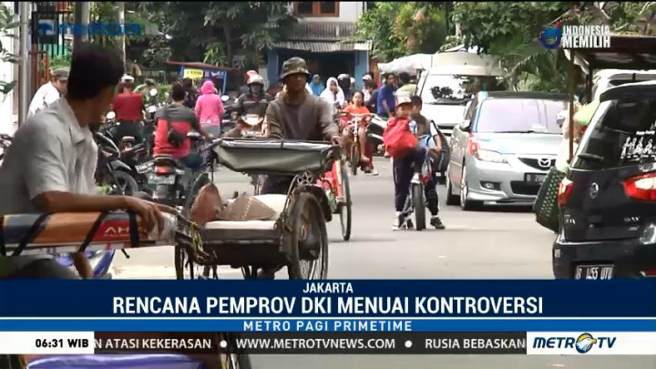 Polemik Becak Kembali Beroperasi