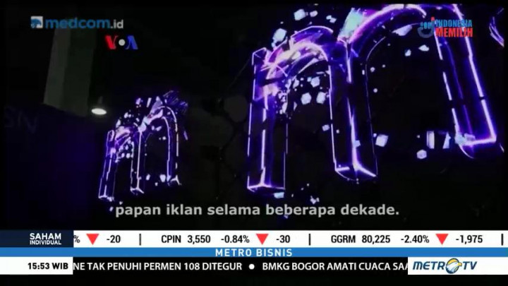 Papan Iklan Berteknologi Hologram Tiga Dimensi