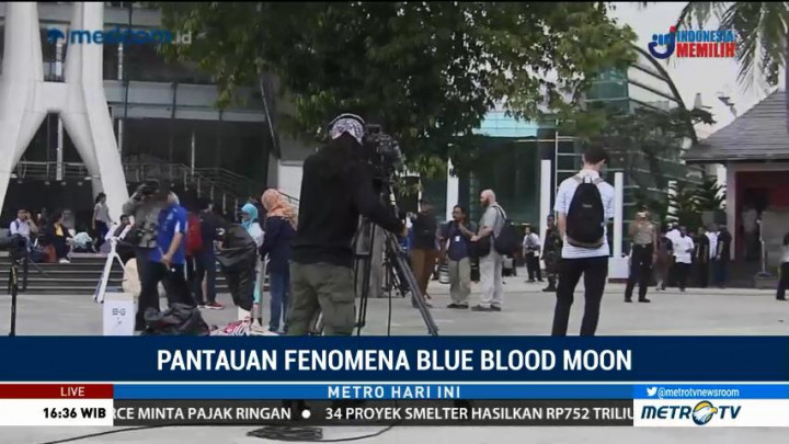 Persiapan Nonton Bareng Super Blue Blood Moon di Jakarta dan Makassar