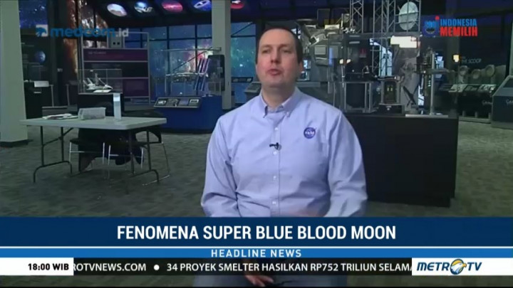NASA Bersiap Amati Super Blue Blood Moon
