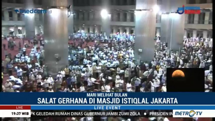 Masjid Istiqlal Siap Gelar Salat Gerhana