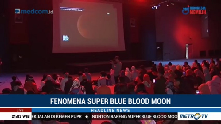 Cuaca Tak Mendukung, Pengamatan Gerhana Bulan di Sabuga Dilakukan Lewat Streaming