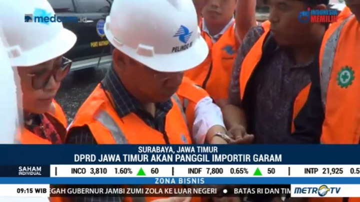 DPRD Jatim Sidak Garam Impor di Pelabuhan Tanjung Perak