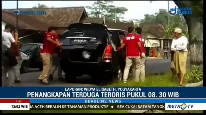 Polisi Sita Barang Bukti Senilai Rp28 Juta Dalam Penangkapan Teroris di Temanggung