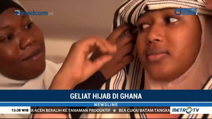 Geliat Hijab di Ghana