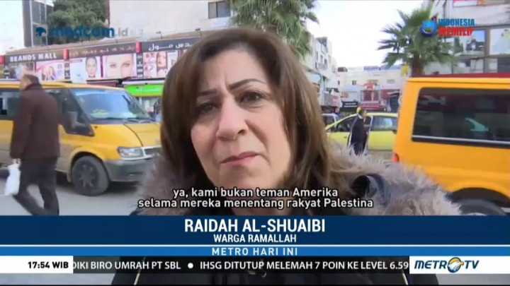 Reaksi Warga Palestina atas Pidato Kenegaraan Trump