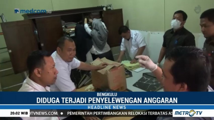 Kantor Wali Kota Bengkulu Digeledah