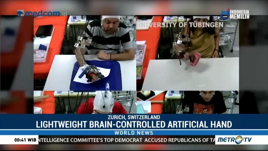 Lightweight Brain-Controlled Artificial Hand Being Developed