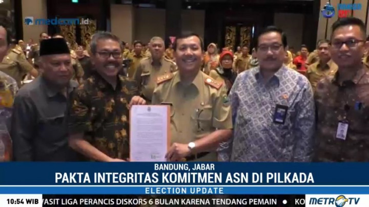 Bawaslu-Sekda Jabar Teken Pakta Integritas