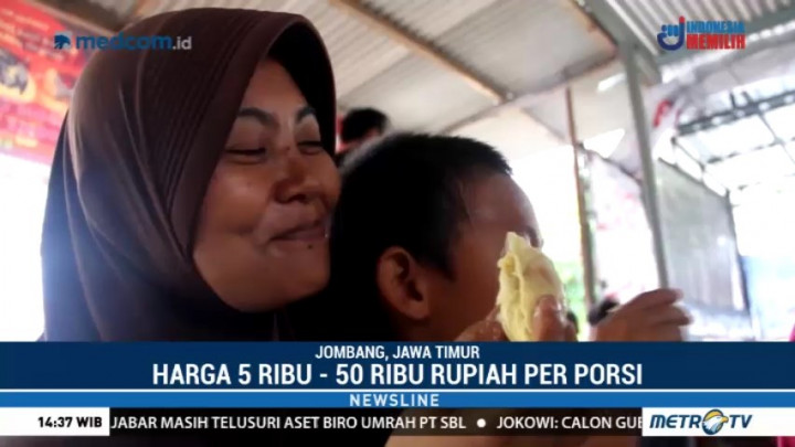 Lezatnya Durian Bakar Khas Jombang