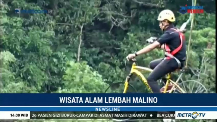 Menguji Adrenalin dengan Bermain Sky Bike di Lembah Hijau Malino
