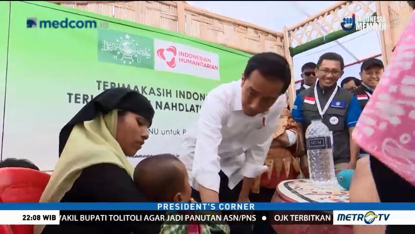 Jokowi, Presiden Pertama yang Berkunjung ke Pengungsian Rohingya