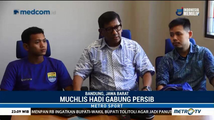 Muchlis Hadi Resmi Gabung Persib