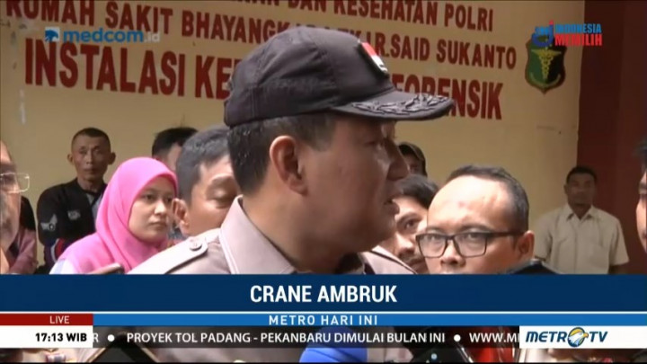 BPJS Ketenagakerjaan akan Beri Santunan kepada Keluarga Korban Crane Jatuh