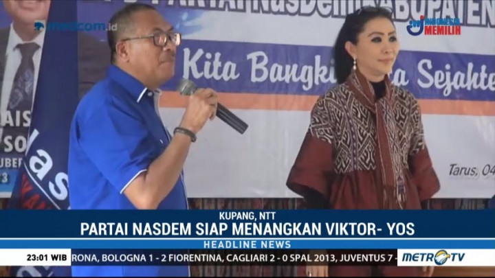 Victory-Joss Targetkan Raih 70% Suara di Pilkada NTT