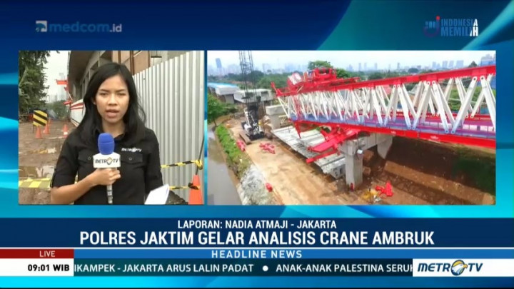 Polres Jaktim Gelar Analisis Evaluasi Pemeriksaan Jatuhnya Crane