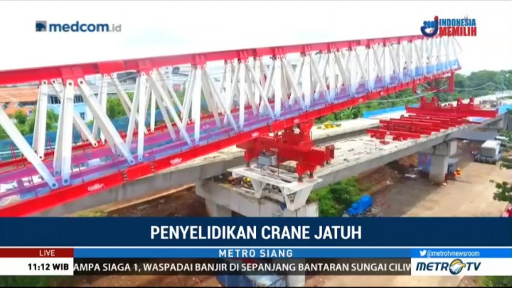 Faktor Kelalaian Diduga Penyebab Crane Jatuh di Jatinegara