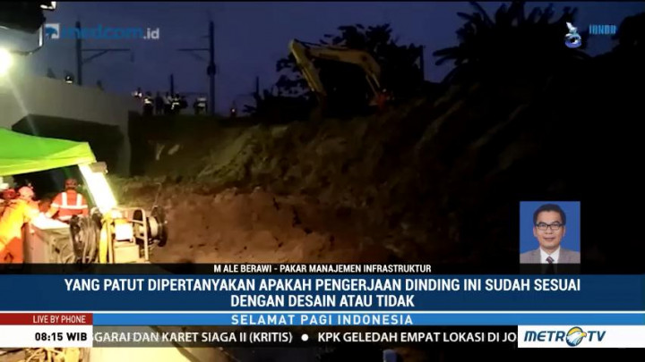 Ini Kata Pakar Infrastruktur Penyebab Longsor Underpass Soetta