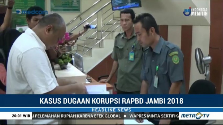 Berkas Perkara Kasus Suap RAPBD Jambi Dilimpahkan ke PN Jambi
