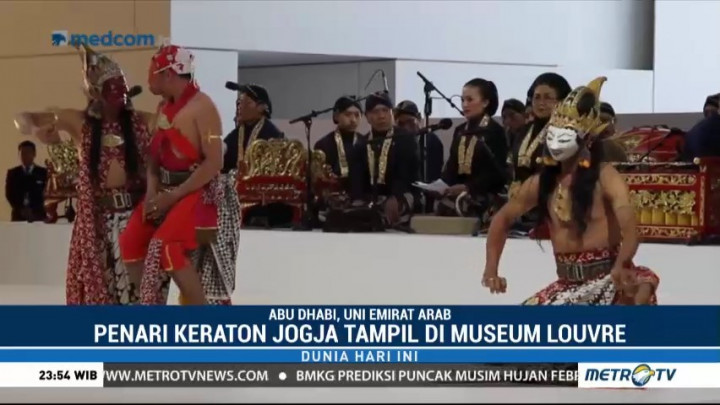 Tarian Jawa Klasik Tampil di Museum Louvre Abu Dhabi