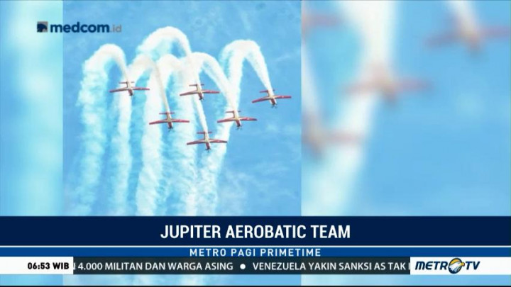 Penampilan Memukau Tim Jupiter TNI AU di Singapura