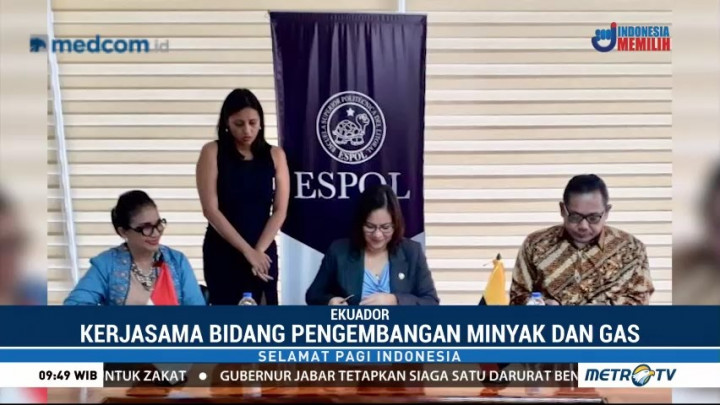 Indonesia-Ekuador Kerja Sama di Bidang Pengembangan Migas