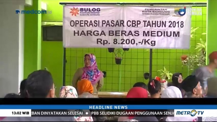 Pemkot Bandung dan Bulog Gelar Operasi Pasar Beras
