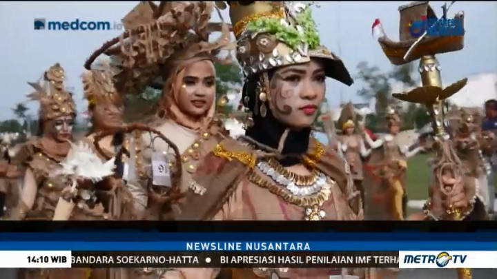 Adu Kreasi Barang Bekas di Lingga Recycle Carnival 2018