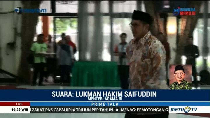 Menag: Potongan Gaji untuk Zakat Karena Ada Tuntutan