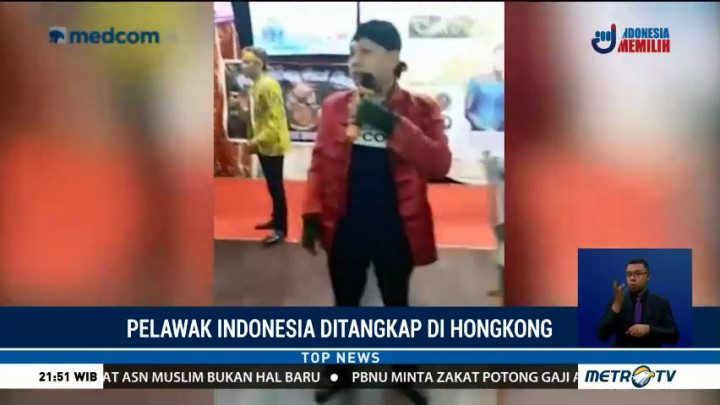 Dua Pelawak Indonesia Ditangkap di Hongkong