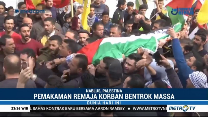 Remaja Palestina Tewas di Tengah Bentrok