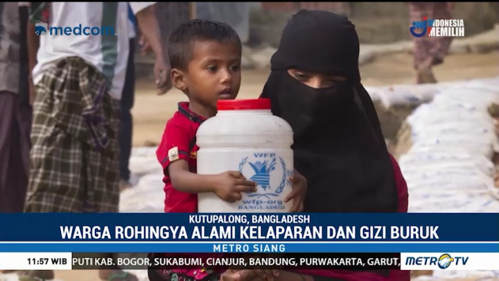 Pengungsi Rohingya Terancam Kelaparan dan Gizi Buruk