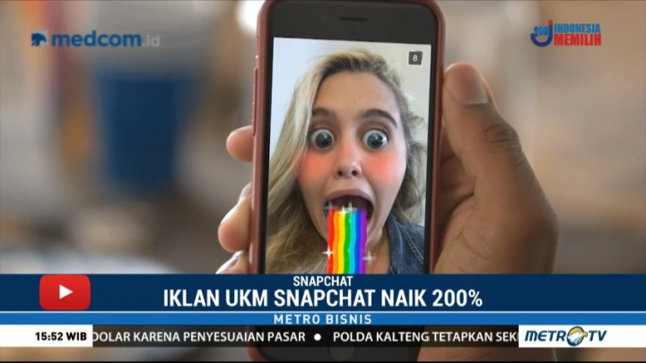 Pendapatan Snapchat Meningkat 72 Persen