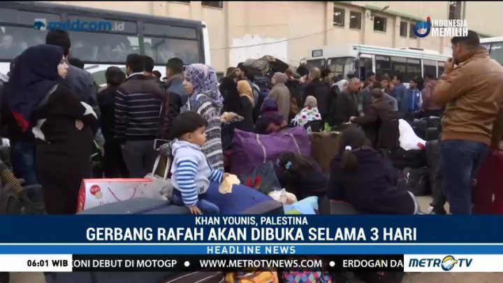 Mesir Buka Perbatasan dengan Gaza