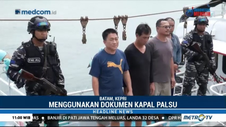TNI AL Amankan Kapal Penyelundup